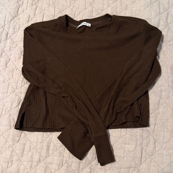 Abercrombie Brown Ribbed Three Piece Lounge Set - Picture 3 of 4